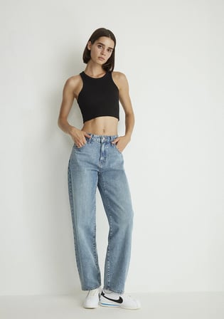 Leıla Real Blue Indigo Mavisi Jean Pantolon 1010600-87776