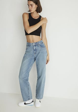 Leıla Real Blue Indigo Mavisi Jean Pantolon 1010600-87776