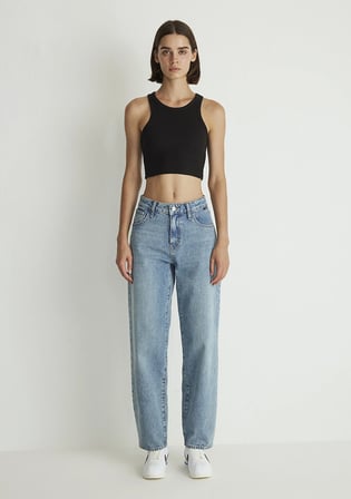 Leıla Real Blue Indigo Mavisi Jean Pantolon 1010600-87776