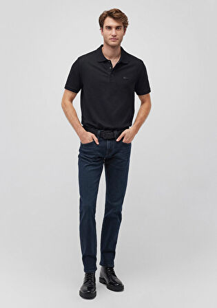 Jake Lux Black Puslu Vintage Koyu Mavi Jean Pantolon 0042287868