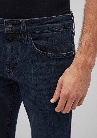 Jake Lux Black Puslu Vintage Koyu Mavi Jean Pantolon 0042287868