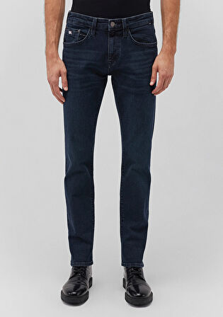 Jake Lux Black Puslu Vintage Koyu Mavi Jean Pantolon 0042287868