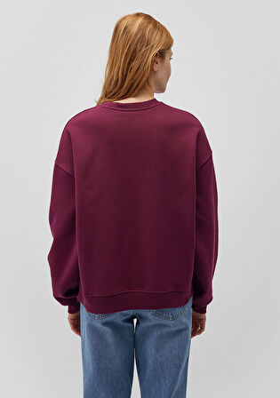 Mavi Logo Baskılı Mor Sweatshirt 1611600-87830