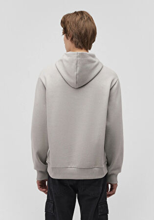 Mavi Jeans Logo Baskılı Gri Sweatshirt 0S10199-70093