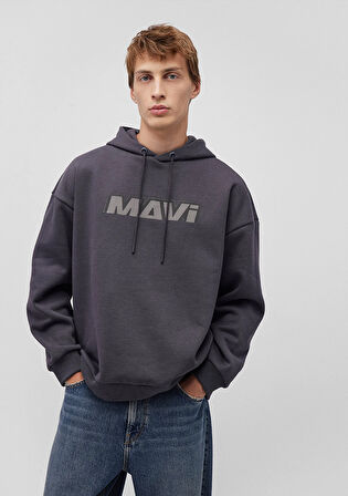 Mavi Baskılı Antrasit Sweatshirt 0S10202-70087