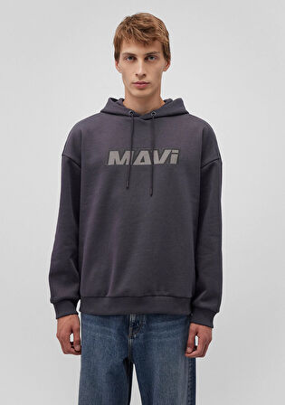 Mavi Baskılı Antrasit Sweatshirt 0S10202-70087