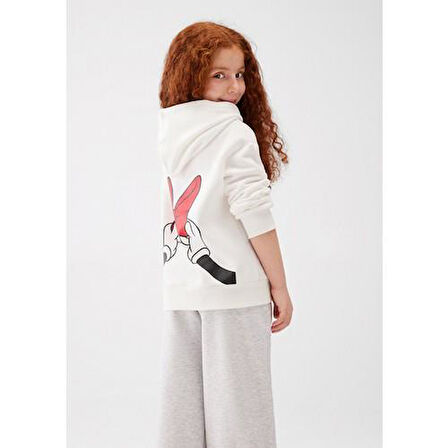 MINNIE BASKILI KAPÜŞONLU SWEATSHIRT