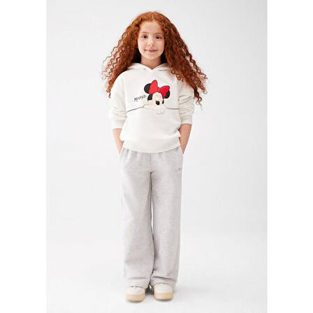 MINNIE BASKILI KAPÜŞONLU SWEATSHIRT