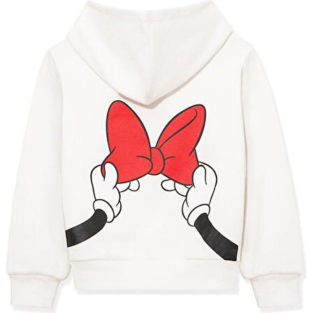 MINNIE BASKILI KAPÜŞONLU SWEATSHIRT