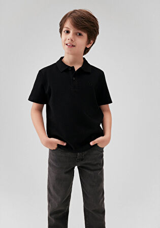 Siyah Polo Tişört 6610216-900