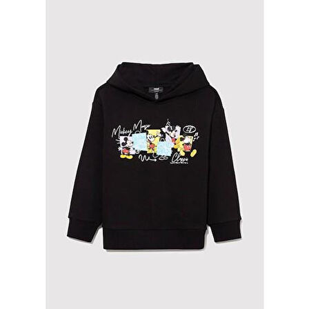 MICKEY BASKILI KAPÜŞONLU SWEATSHIRT