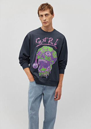 Lacivert Sweatshirt 0S10182-87822