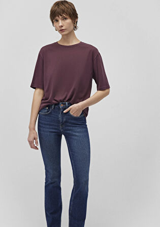 TENCEL TM Mor Modal Basic Tişört 1611897-70664