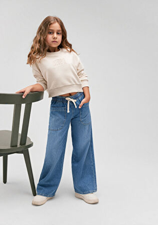 Loco 90lar Vintage Indigo Mavisi Jean Pantolon 7010405-88226