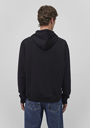 Mavi Logo Baskılı Siyah Sweatshirt 0S10196-900