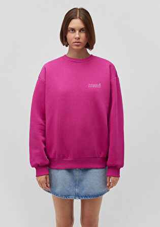 Mavi Logo Baskılı Pembe Sweatshirt 1611656-70943