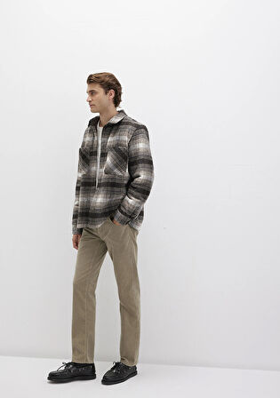 Martin Koyu Bej Kadife Pantolon 0037888246