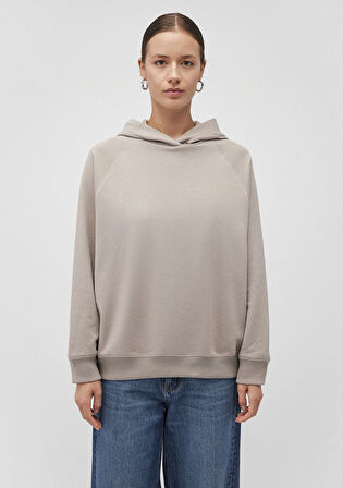 Kapüşonlu Beyaz Sweatshirt 1S10210-86585