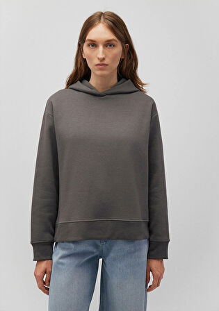 Kapüşonlu Gri Sweatshirt 1S10191-86560