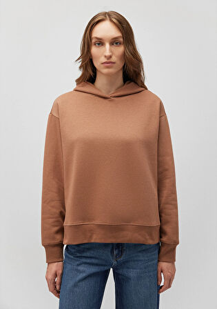 Kapüşonlu Kahverengi Sweatshirt 1S10191-70374