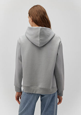 Kapüşonlu Gri Sweatshirt 1S10191-70093