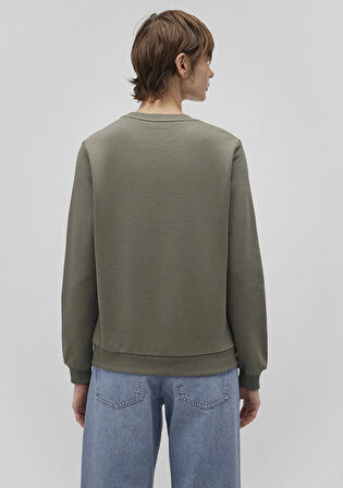 Bisiklet Yaka Yeşil Sweatshirt 1S10183-70121