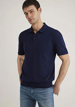 Polo Yaka Lacivert Triko 0710249-84371