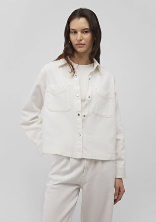 Cep Detaylı Ekru Gömlek 1210966-70053