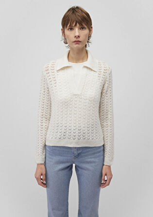 Polo Yaka Beyaz Kazak 1710559-70057