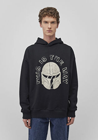 The Mandalorian Baskılı Antrasit Sweatshirt 0S10292-80022