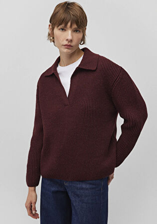 Polo Yaka Bordo Kazak 1710588-70434
