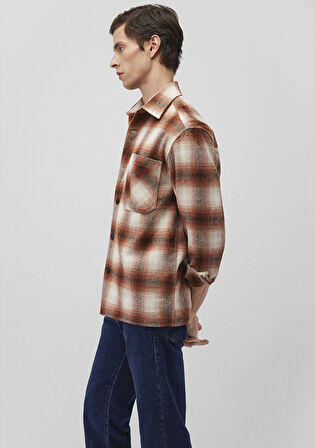 Kareli Kahverengi Gömlek 0211242-88653