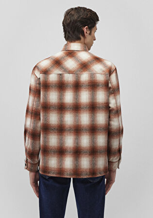 Kareli Kahverengi Gömlek 0211242-88653