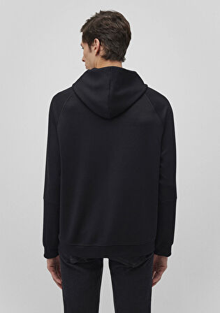 Kapüşonlu Siyah Sweatshirt 0S10250-900