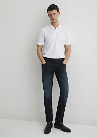 Marcus Lux Black Puslu Koyu Mavi Jean Pantolon 0035188545