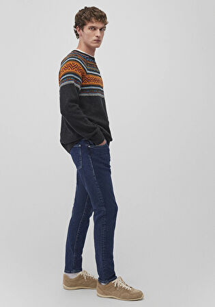 Milan Street Koyu Mavi Denim Jean Pantolon 0081088524