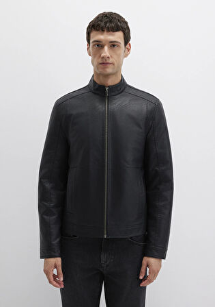 Siyah Suni Deri Ceket 0110548-71379