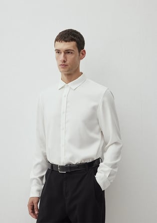 beyaz tencel tm lyocell gömlek 0210818-70057