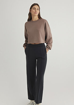 Sporty Lux Kahverengi TENCEL TM Modal Sweatshirt 1S10061-70383