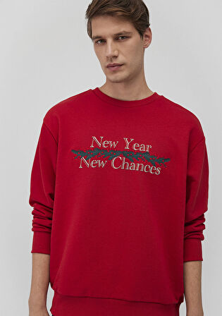Kırmızı Sweatshirt 0S10297-86417