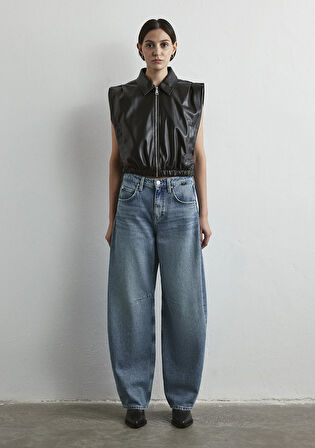 Lisa All Blue Zımparalı Orta Mavi Jean Pantolon 1010938-89253