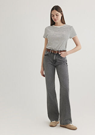 Victoria Classic Denim Koyu Gri Jean Pantolon 101072-89232