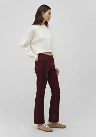 Molly Bordo Kadife Pantolon 1013689467