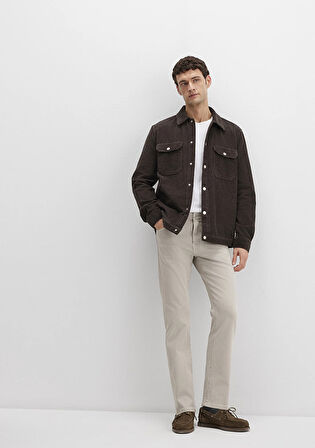 Hunter Soluk Toz Beji Comfort Gabardin Pantolon 0020283628