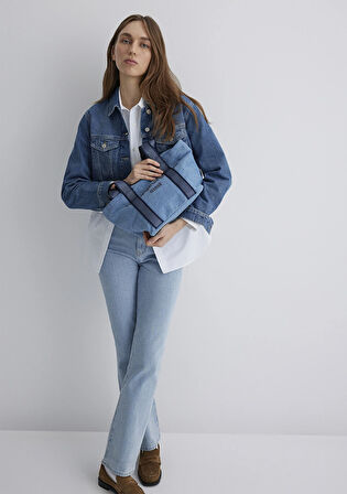 Denim Omuz Çantası 1913040-24367