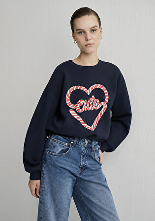 Yılbaşı Temalı Sweatshirt 1S10336-82318