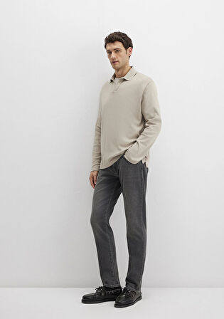 Marcus Sporty Koyu Gri Smoke Jean Pantolon 0035189134