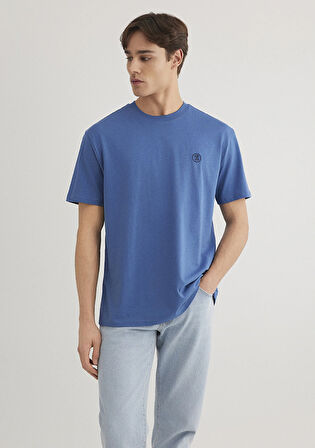 Mavi Logo Nakışlı Lacivert Tişört 067074-70719