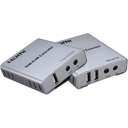 HDMI 60MT KVM EXTENDER WİTH AUDİO