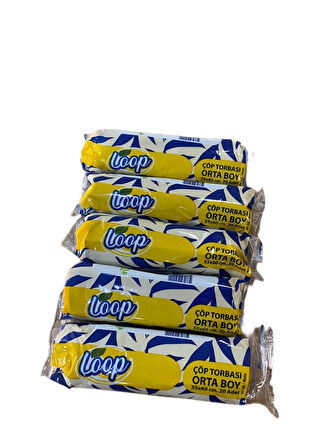 ANTPAP LOOP ÇÖP TORBASI ORTA BOY 55*60 CM 5 ADET